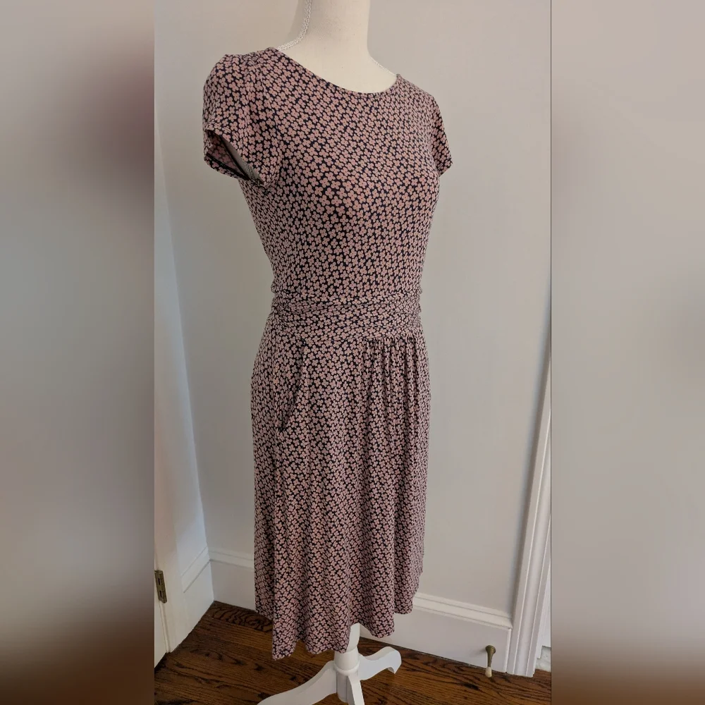 Boden Daisy Print Amelie Jersey Dress, Small Petite - Picture 7 of 10